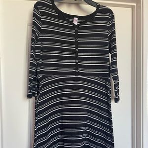 girls 14/16 striped justice dress